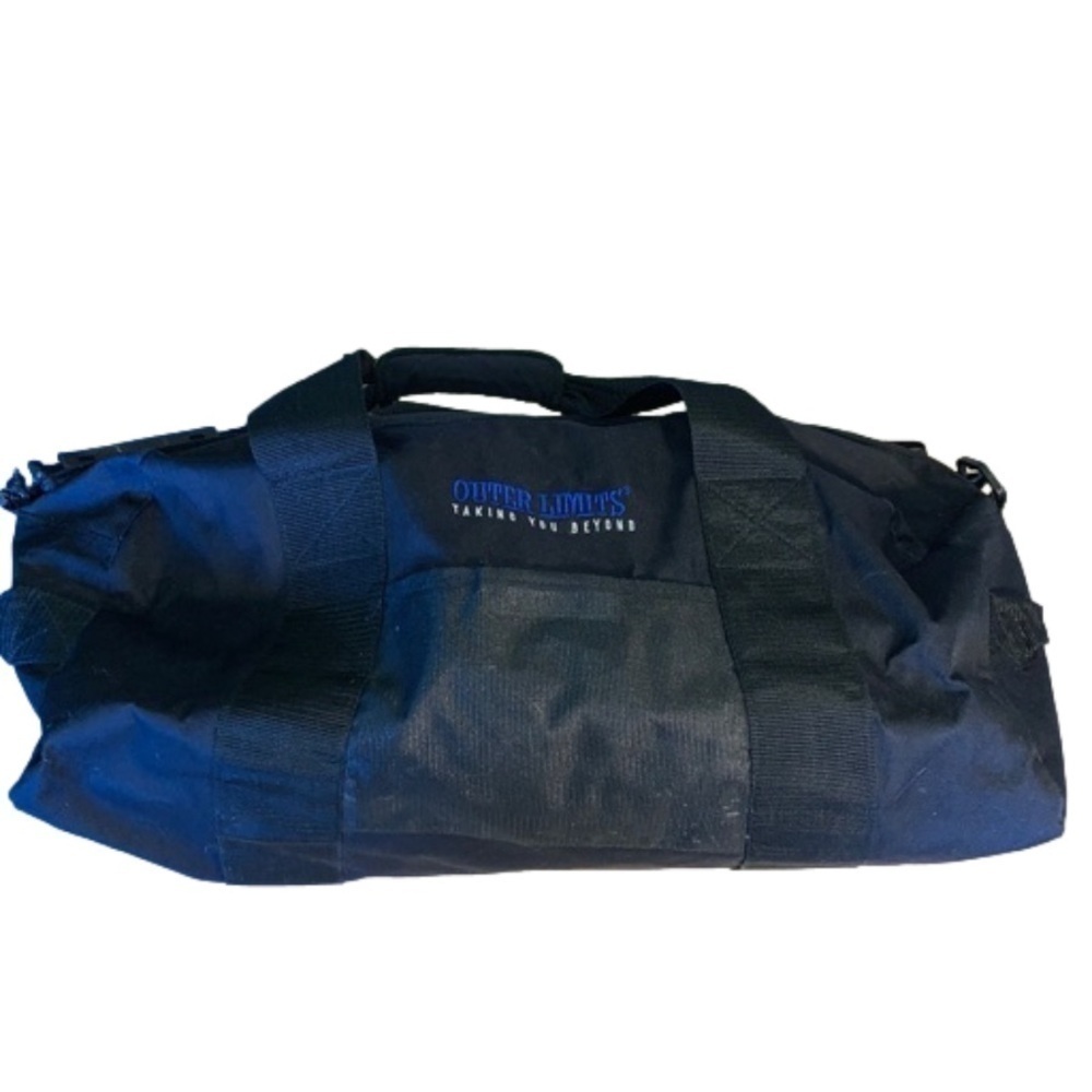 Large black Outer Limits duffle bag